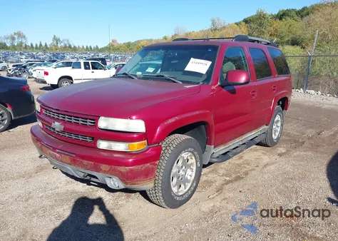 2004 Chevrolet Tahoe Z71 z USA, uszkodzony, nr VIN 1GNEK13Z34R149317
